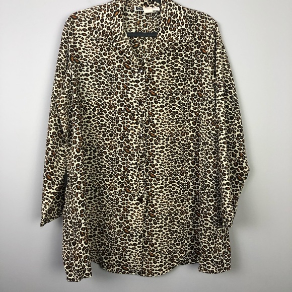Tomorrow’s Mother Leopard Maternity Top - Picture 1 of 6